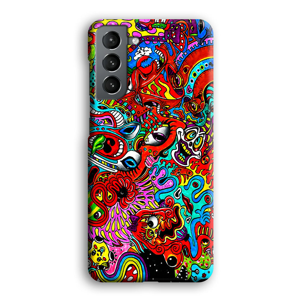 Trippy Aesthetic Colorful Samsung Galaxy S23 Case