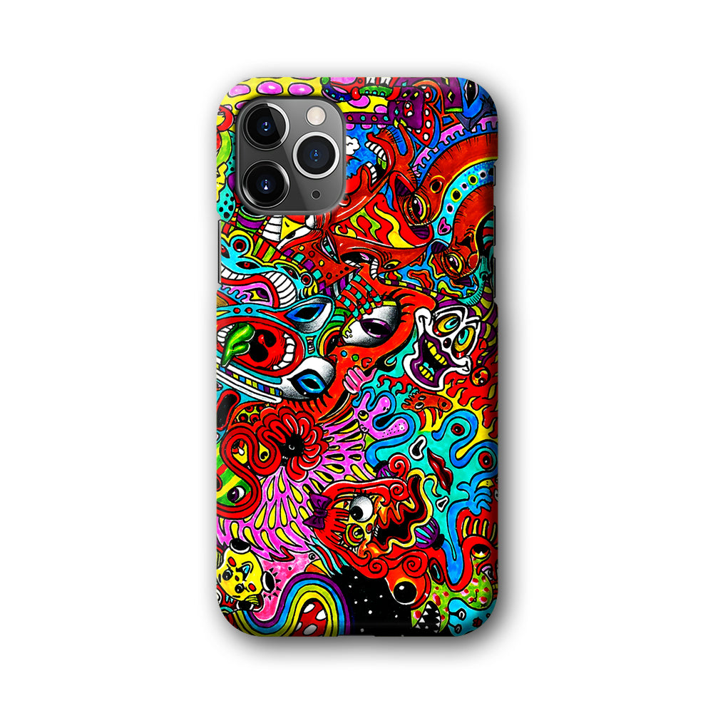 Trippy Aesthetic Colorful iPhone 11 Pro Case