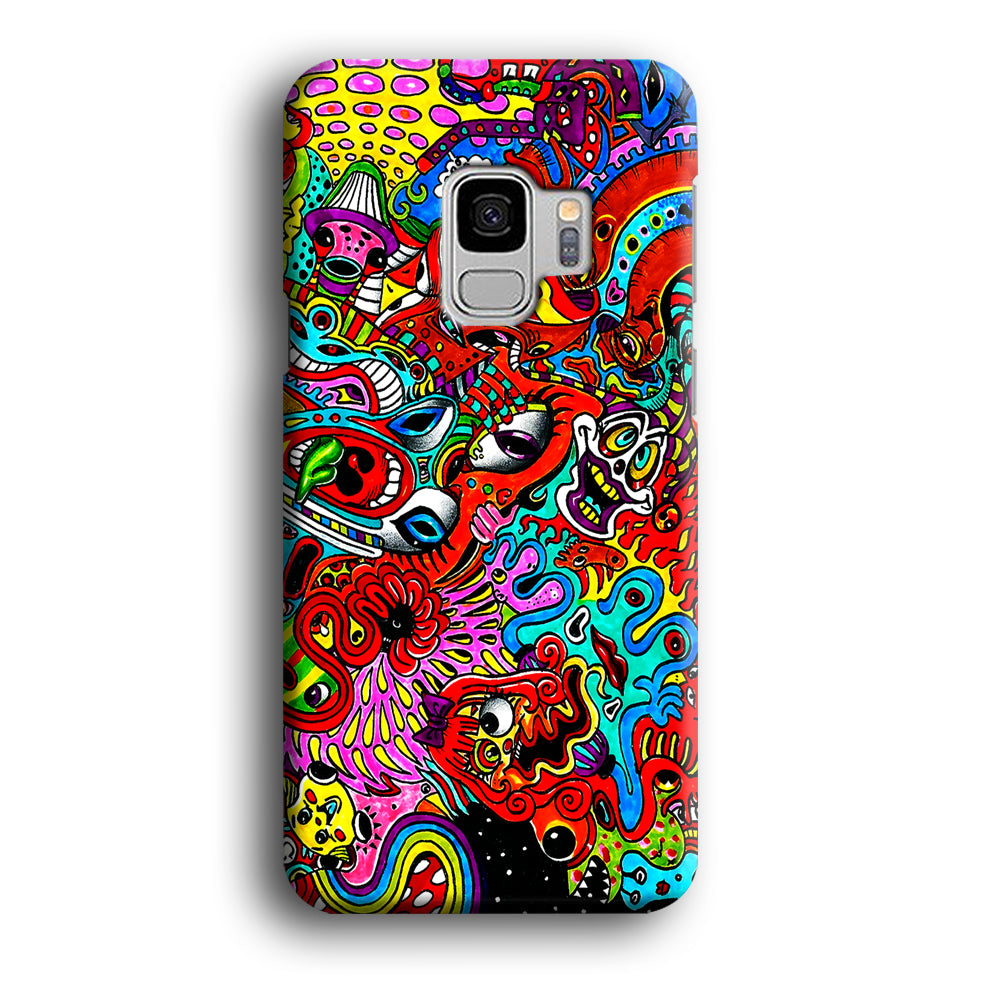 Trippy Aesthetic Colorful Samsung Galaxy S9 Case