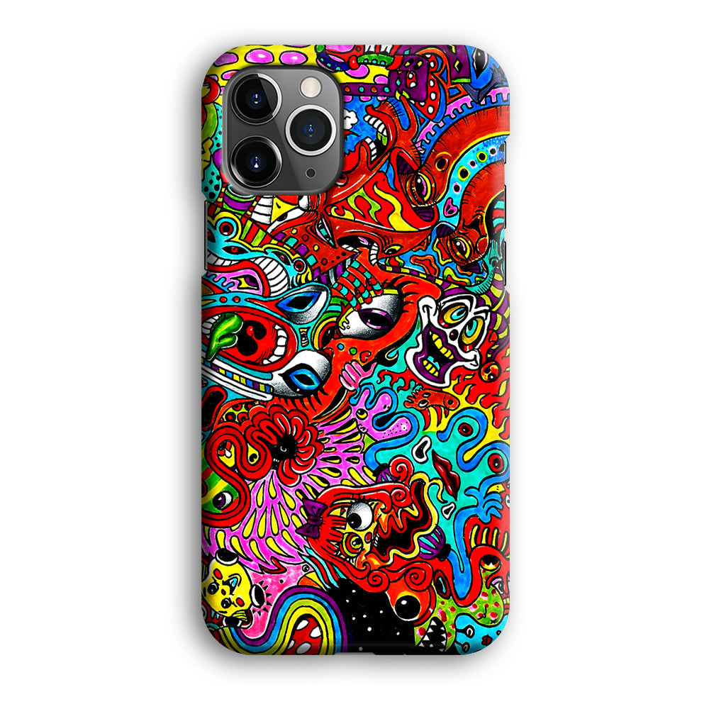 Trippy Aesthetic Colorful iPhone 12 Pro Case