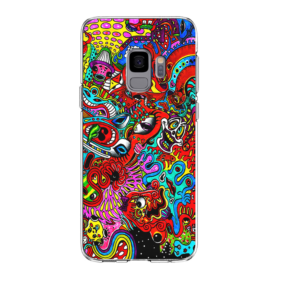 Trippy Aesthetic Colorful Samsung Galaxy S9 Case