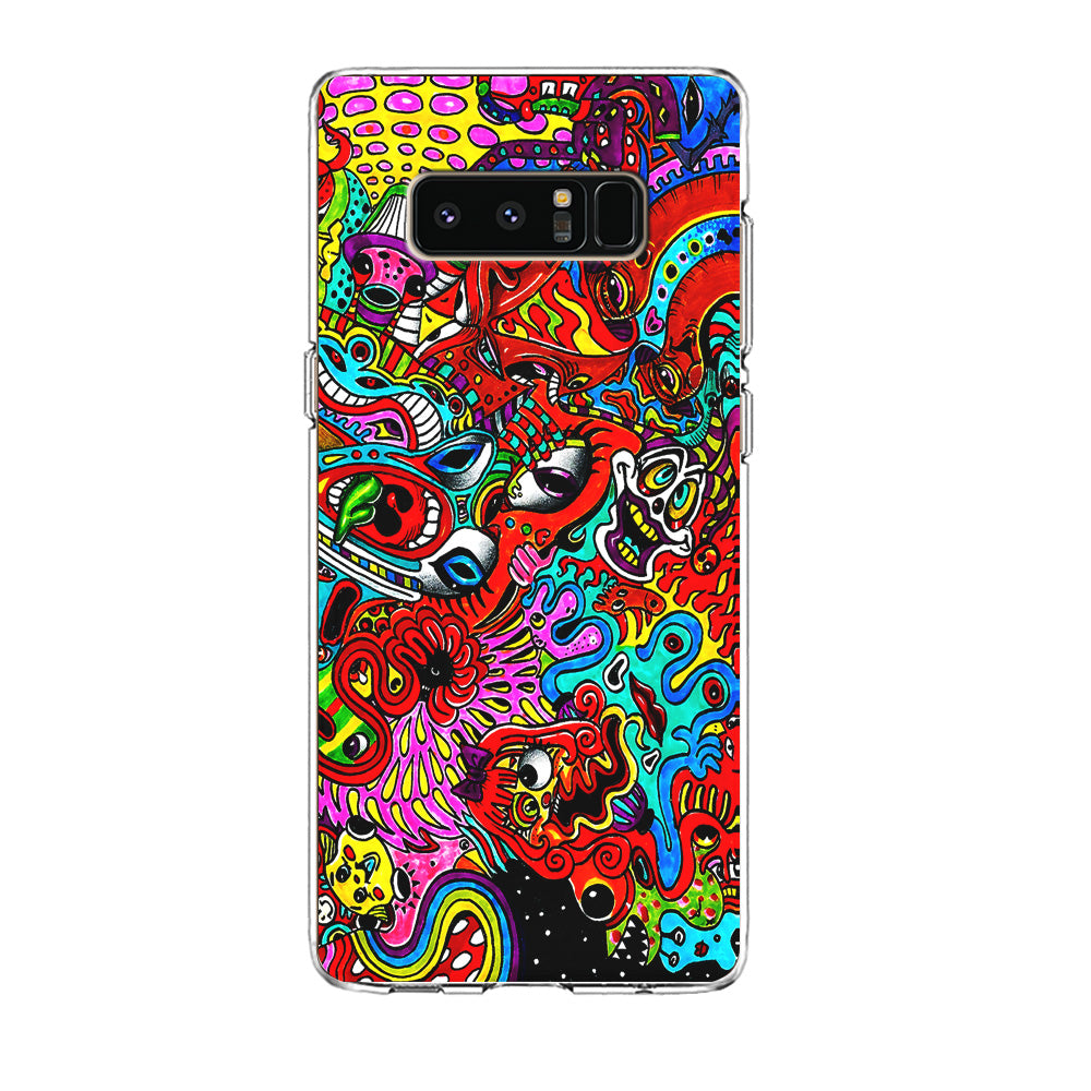 Trippy Aesthetic Colorful Samsung Galaxy Note 8 Case