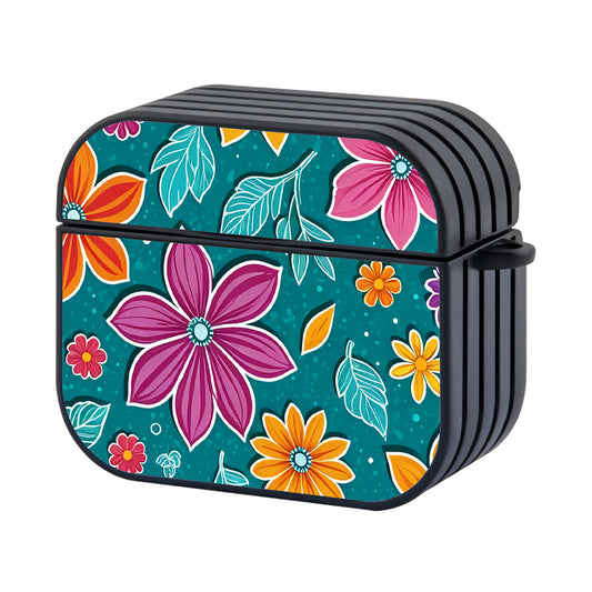 Tropical Vibrant Floral Apple Airpods 3 Case - Altracase