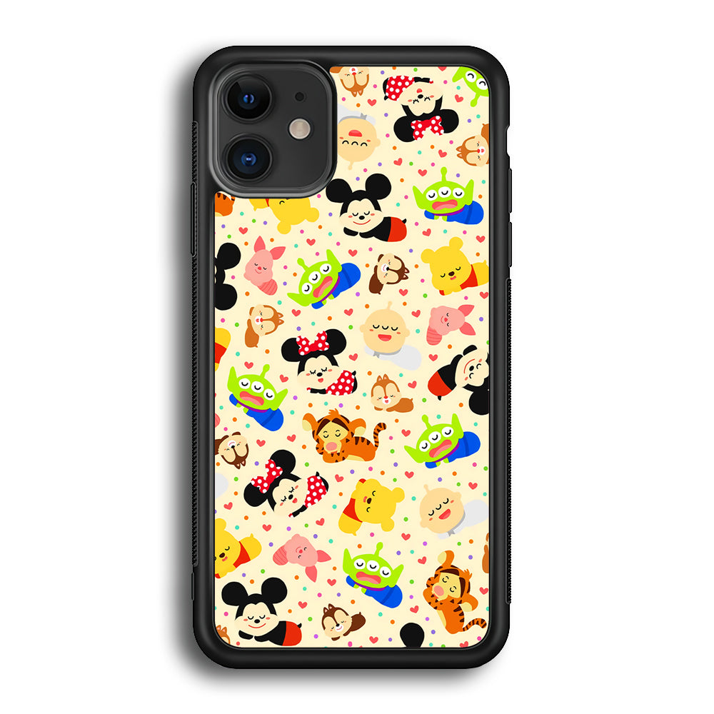 Tsum Tsum Cute Cartoon iPhone 12 Mini Case