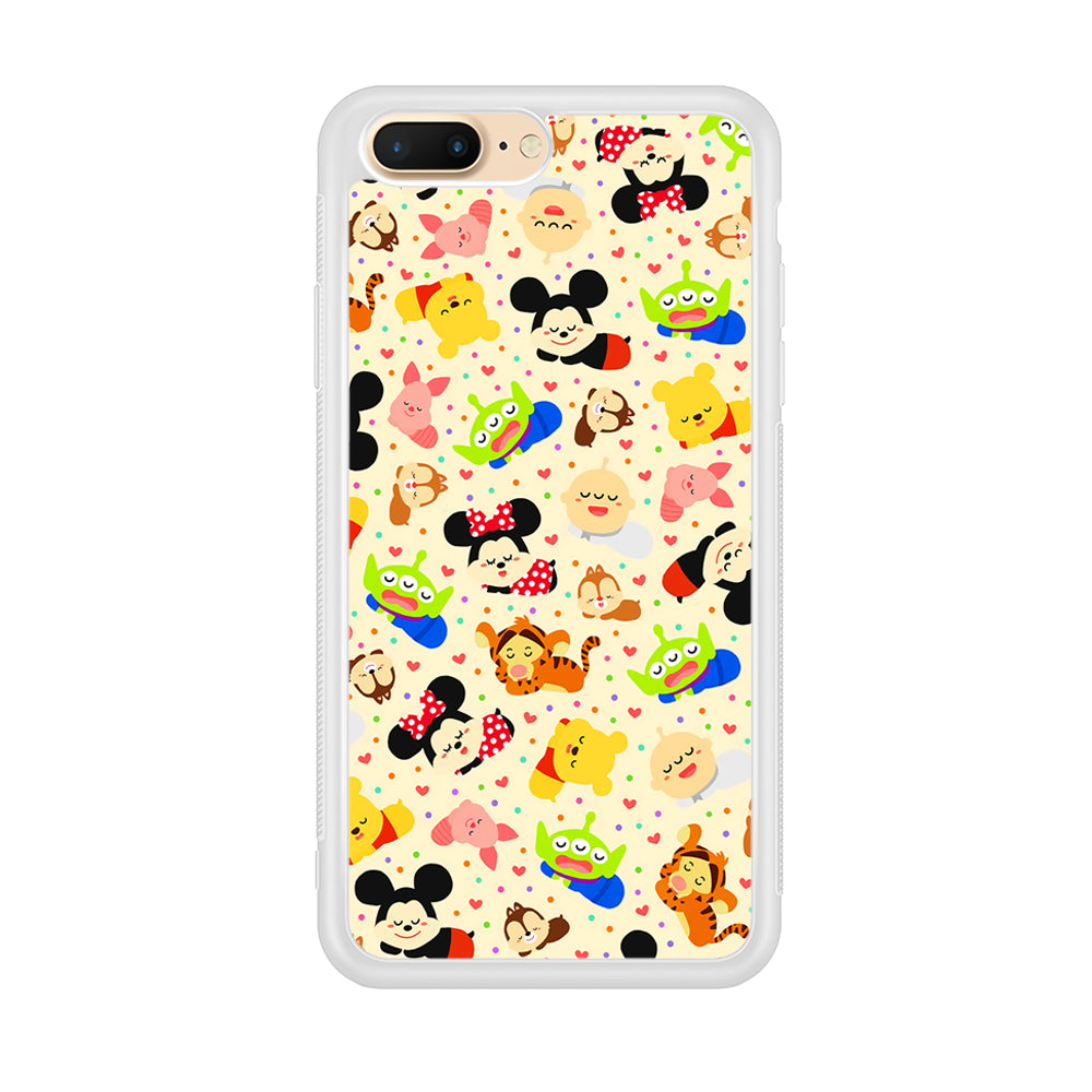 Tsum Tsum Cute Cartoon iPhone 8 Plus Case