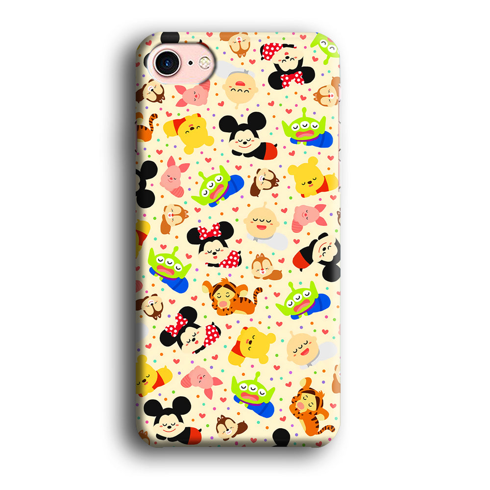 Tsum Tsum Cute Cartoon iPhone 8 Case