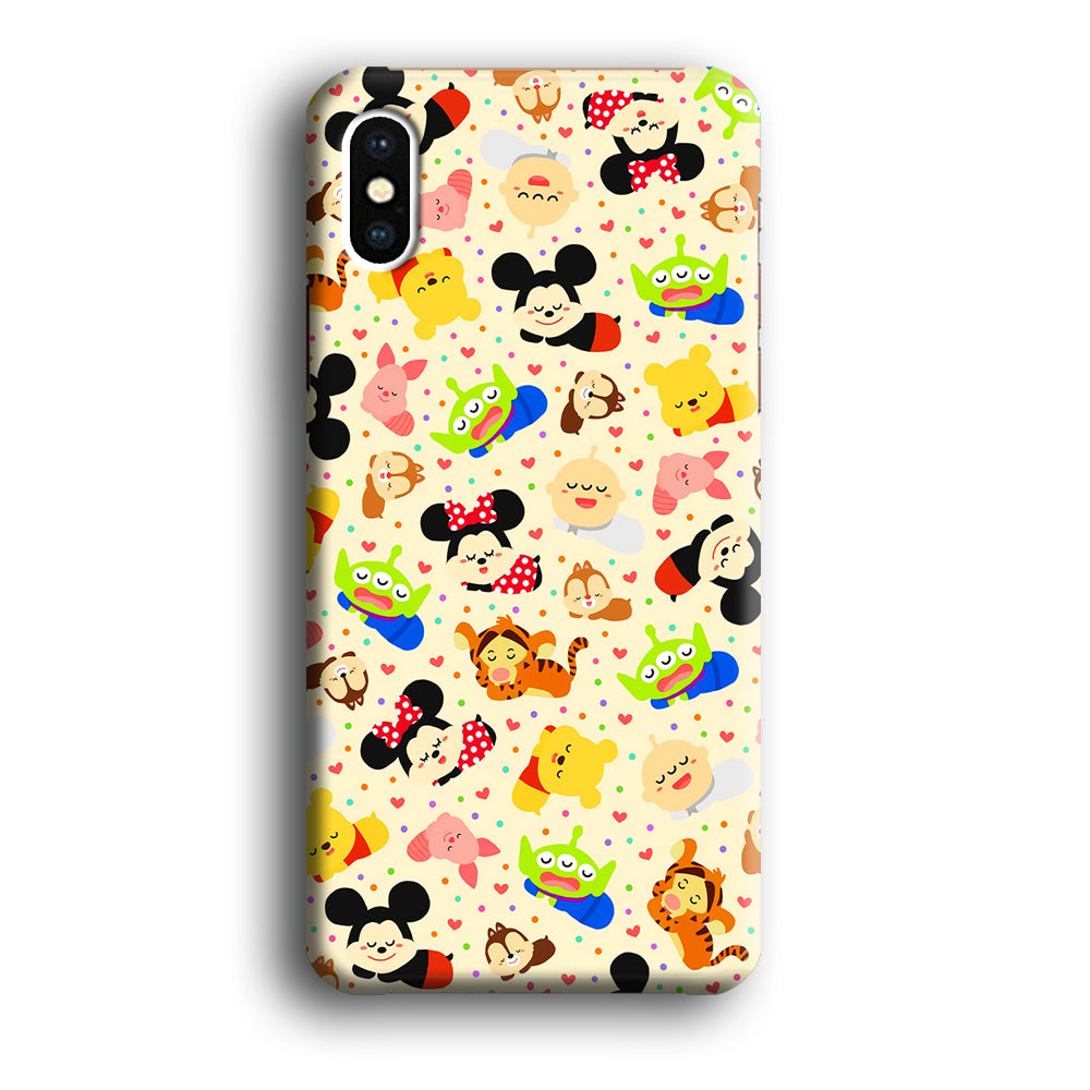 Tsum Tsum Cute Cartoon iPhone X Case
