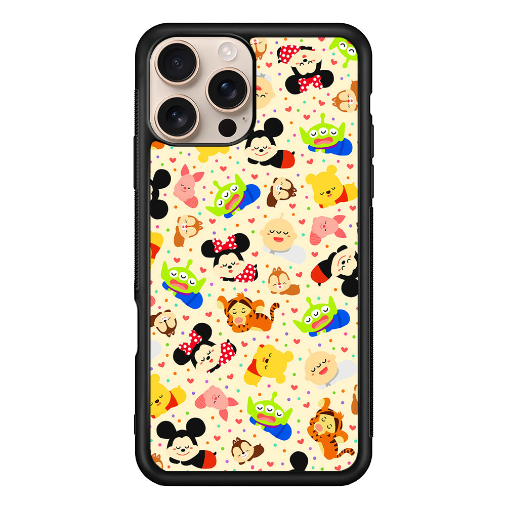 Tsum Tsum Cute Cartoon iPhone 16 Pro Case - Altracase