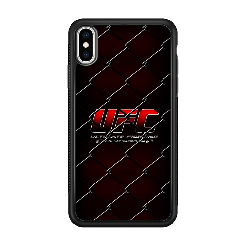 UFC Logo Ring iPhone X Case