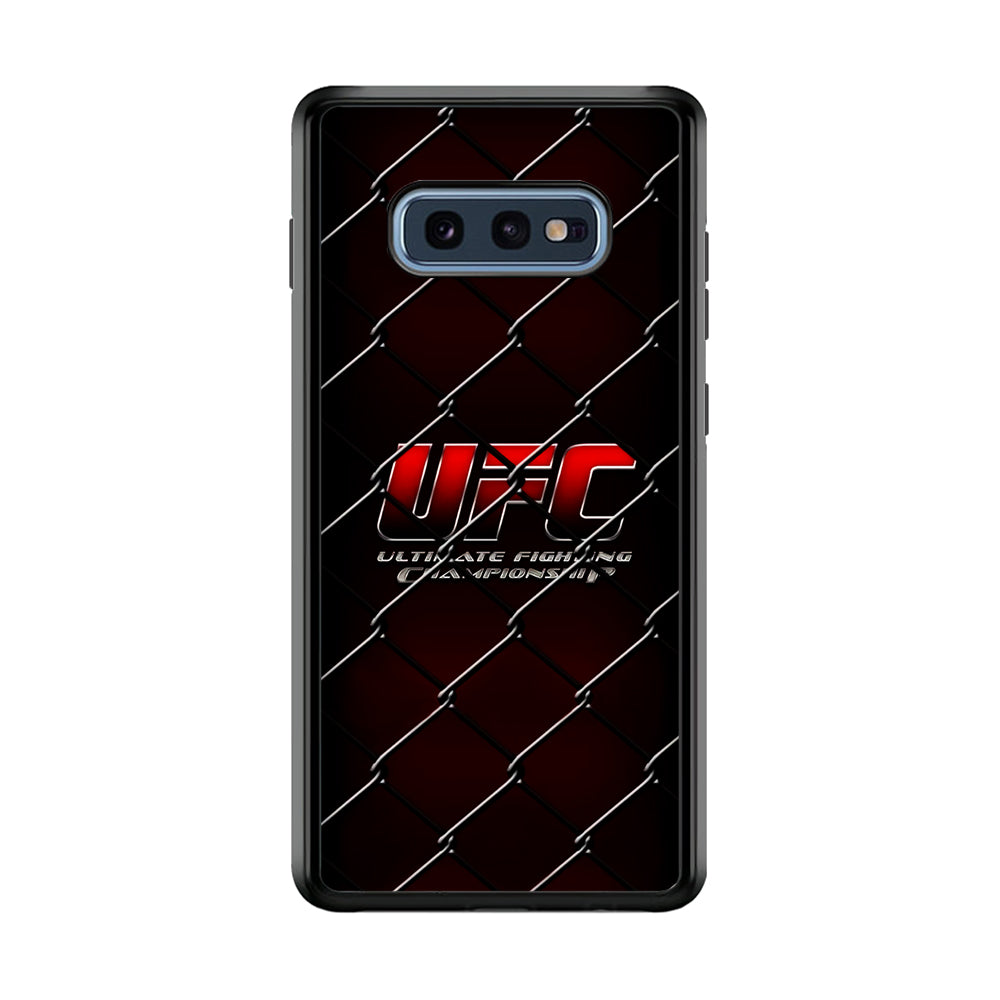 UFC Logo Ring Samsung Galaxy S10E Case