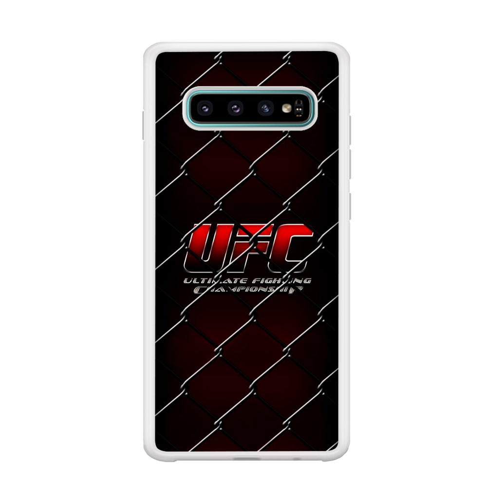 UFC Logo Ring Samsung Galaxy S10 Case