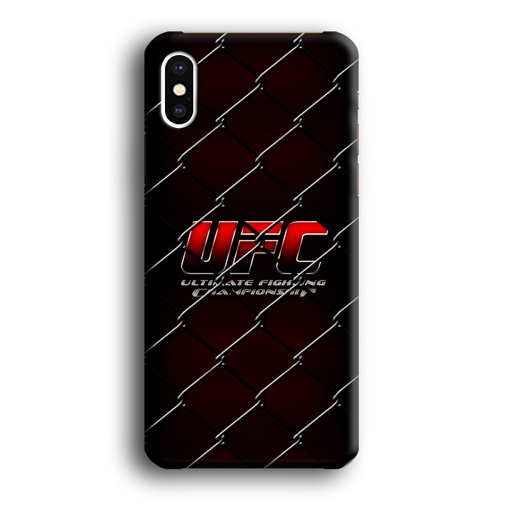 UFC Logo Ring iPhone Xs Max Case