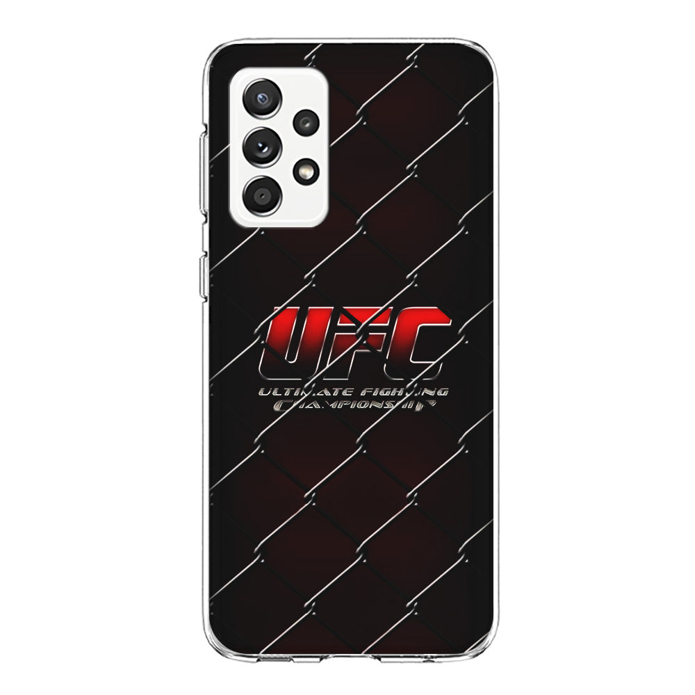 UFC Logo Ring Samsung Galaxy A72 Case