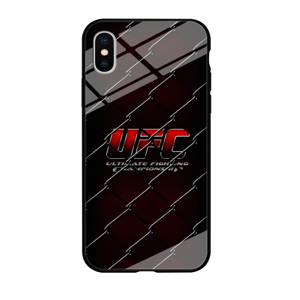 UFC Logo Ring iPhone Xs Case