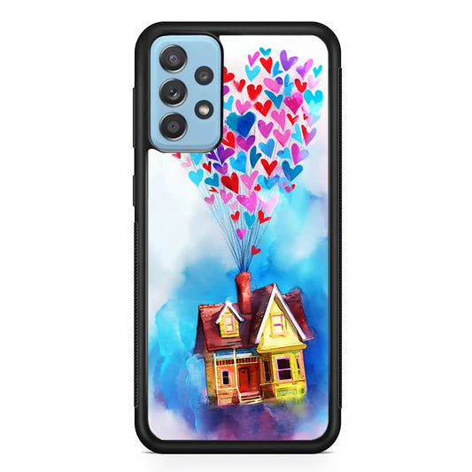 UP Flying House Painting Samsung Galaxy A72 Case