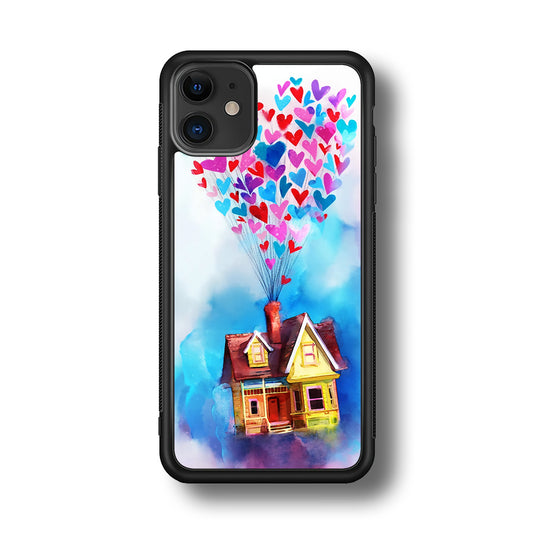 UP Flying House Painting iPhone 11 Case