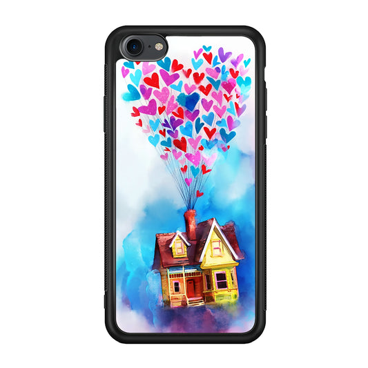 UP Flying House Painting iPhone 8 Case