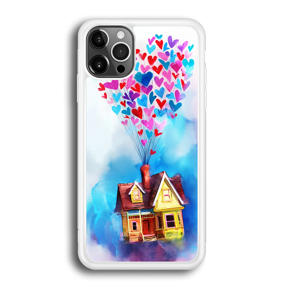 UP Flying House Painting iPhone 12 Pro Max Case