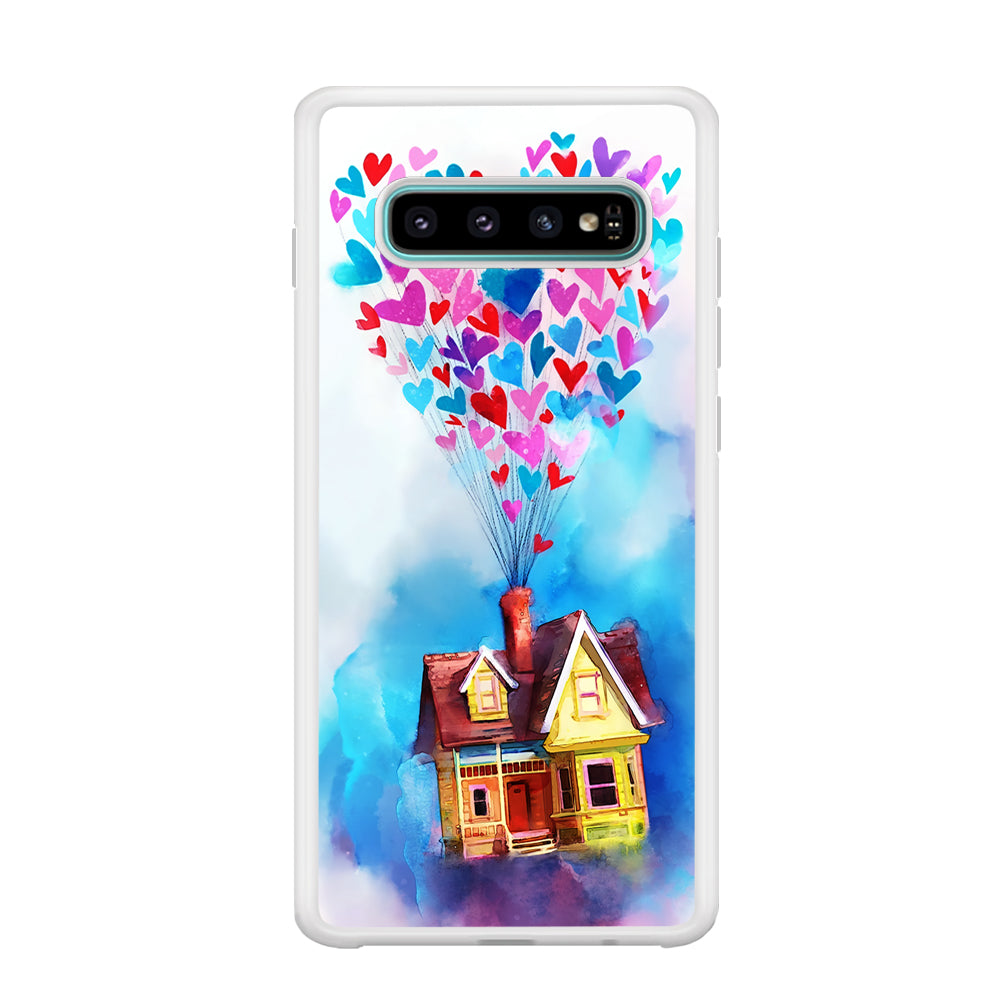 UP Flying House Painting Samsung Galaxy S10 Plus Case