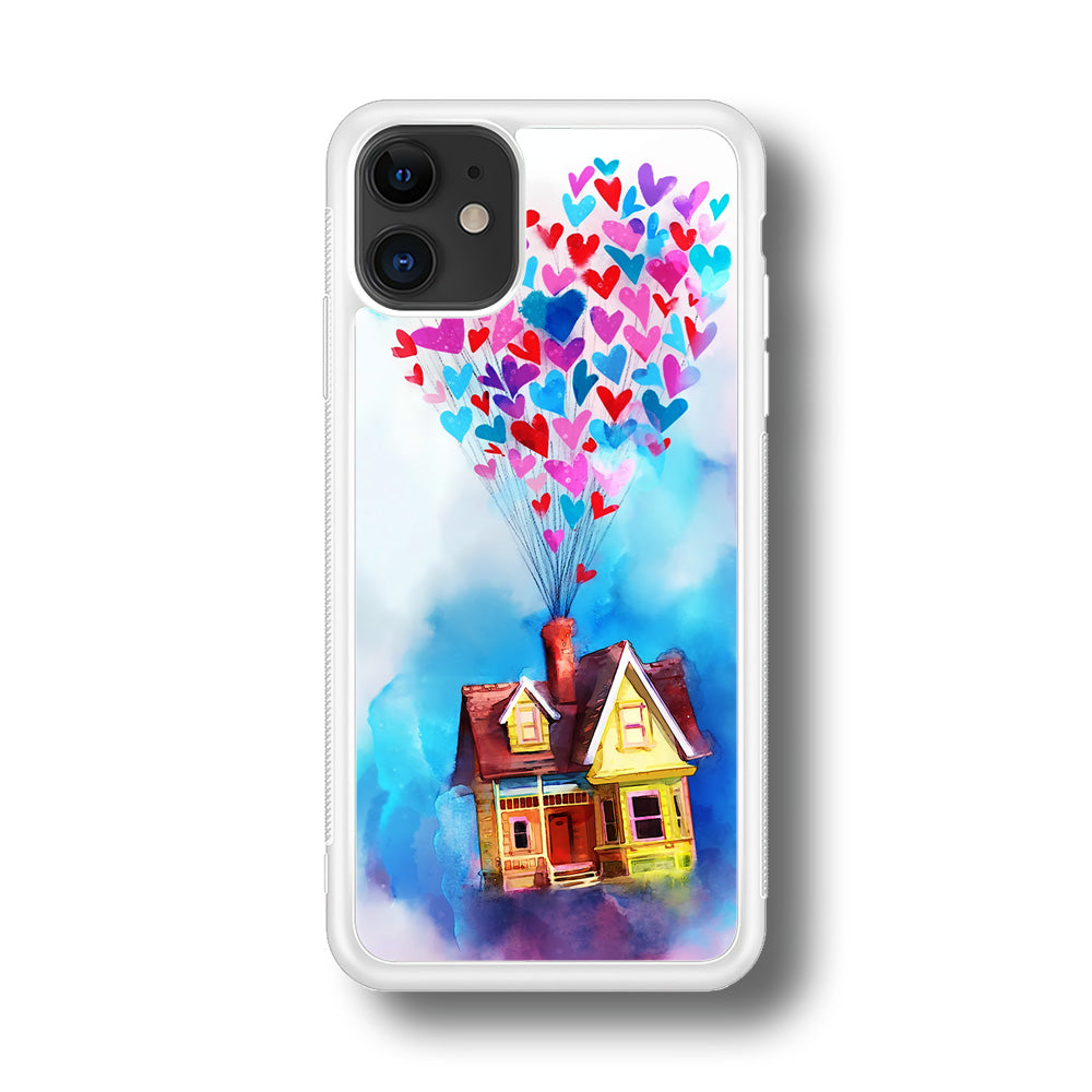 UP Flying House Painting iPhone 11 Case