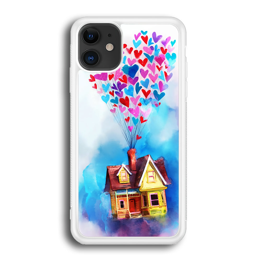 UP Flying House Painting iPhone 12 Case