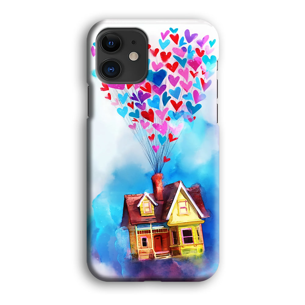 UP Flying House Painting iPhone 12 Case