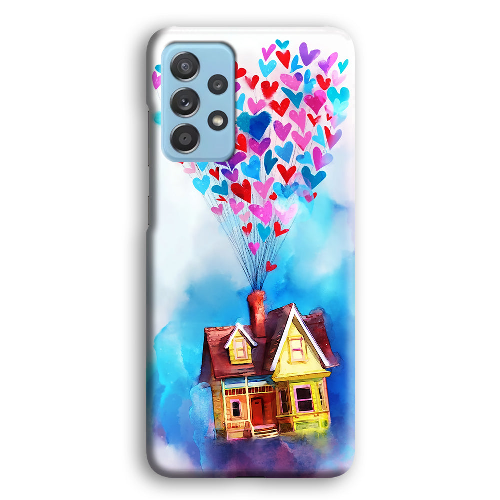 UP Flying House Painting Samsung Galaxy A72 Case