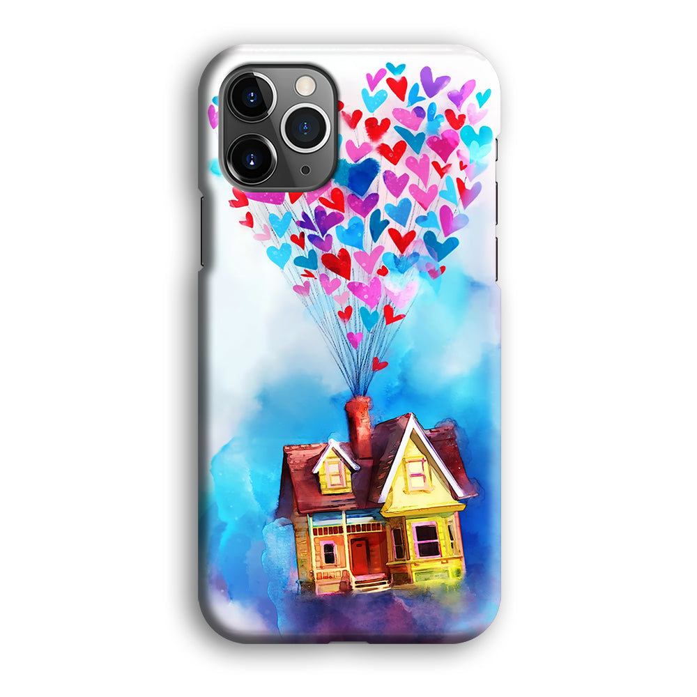 UP Flying House Painting iPhone 12 Pro Case