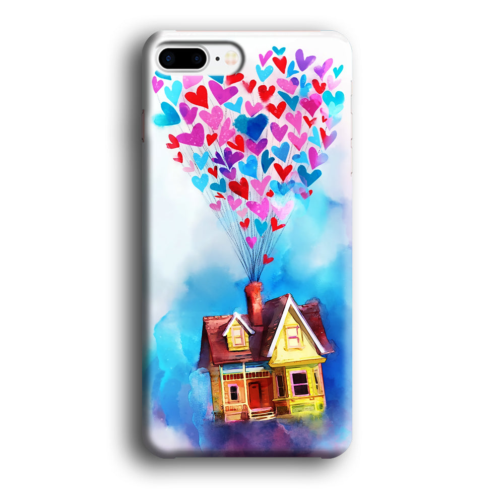 UP Flying House Painting iPhone 8 Plus Case