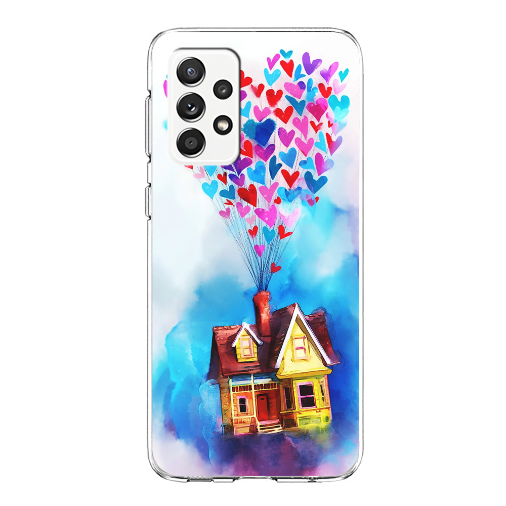 UP Flying House Painting Samsung Galaxy A72 Case