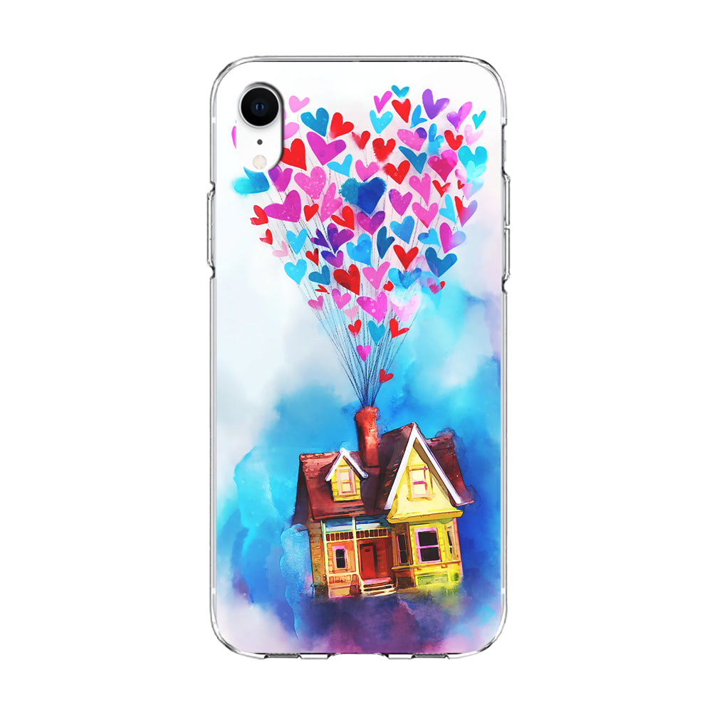 UP Flying House Painting iPhone XR Case