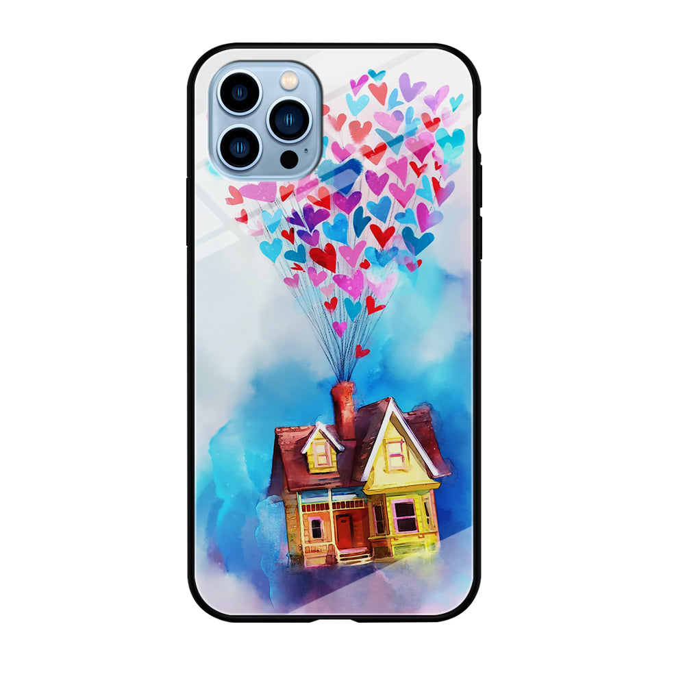 UP Flying House Painting iPhone 12 Pro Case