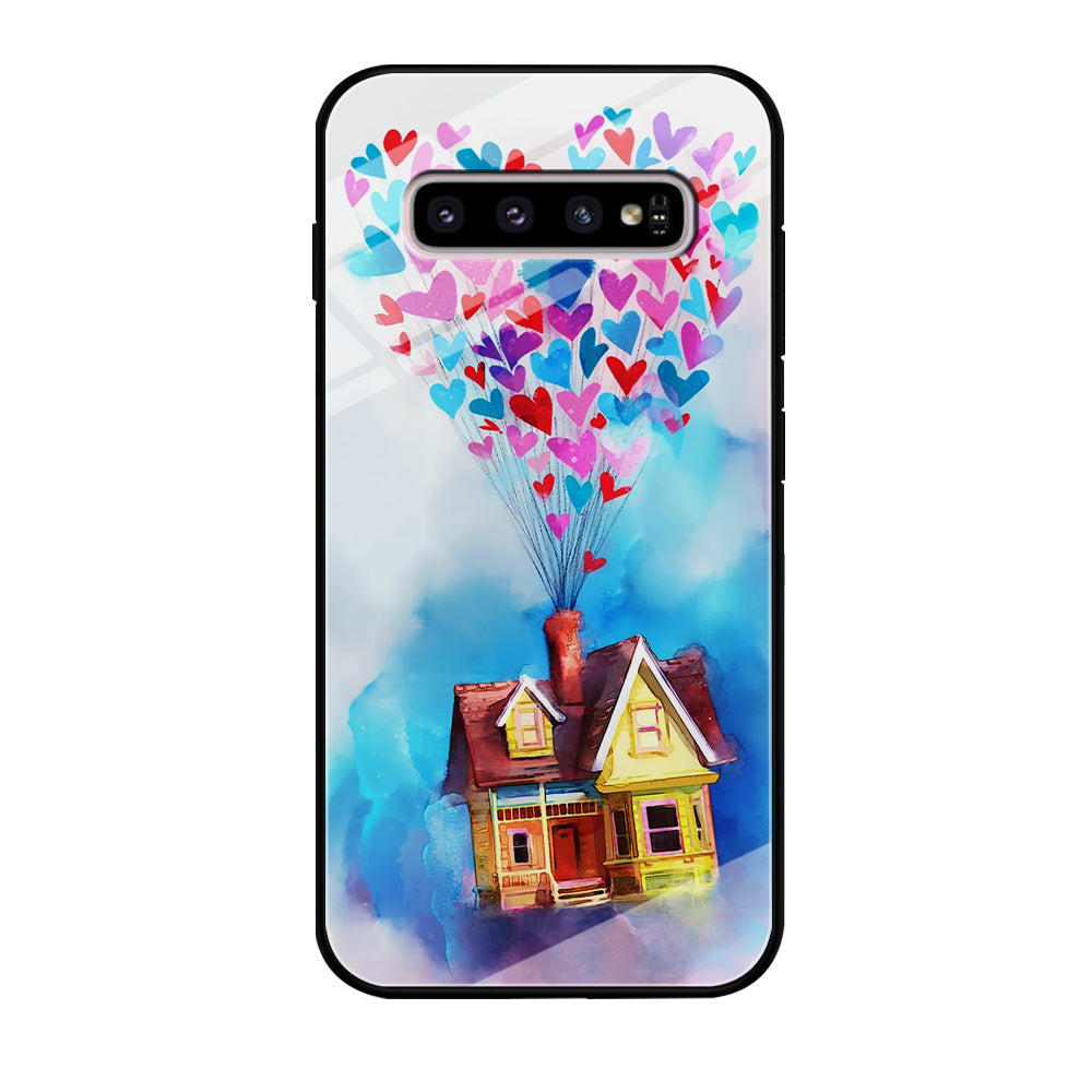 UP Flying House Painting Samsung Galaxy S10 Plus Case