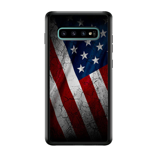 USA Flag 001 Samsung Galaxy S10 Case