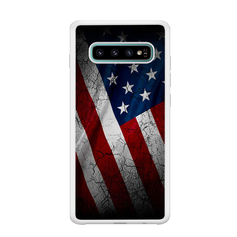USA Flag 001 Samsung Galaxy S10 Plus Case