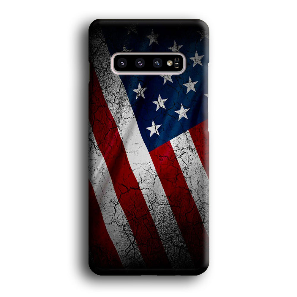 USA Flag 001 Samsung Galaxy S10 Plus Case