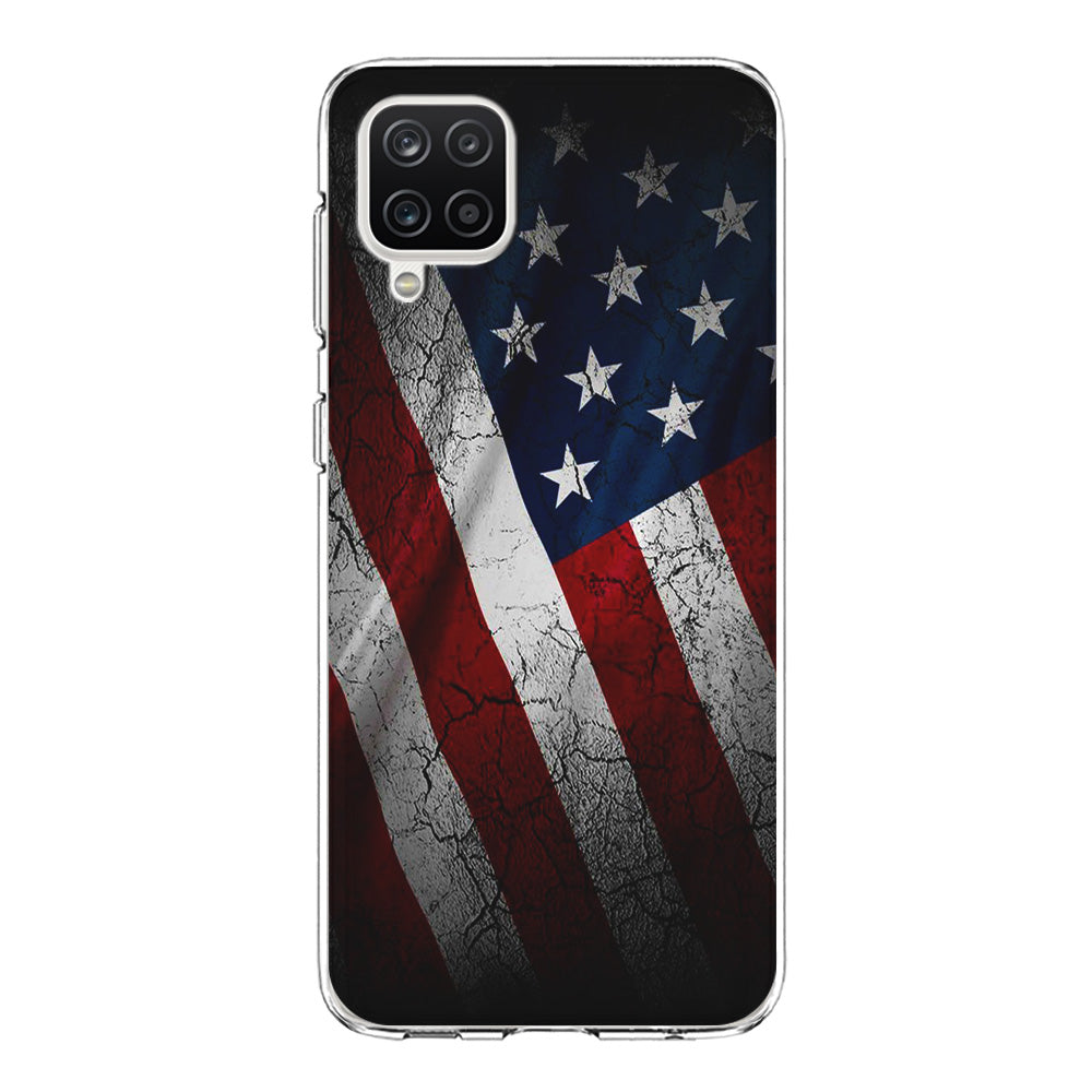 USA Flag 001 Samsung Galaxy A12 Case