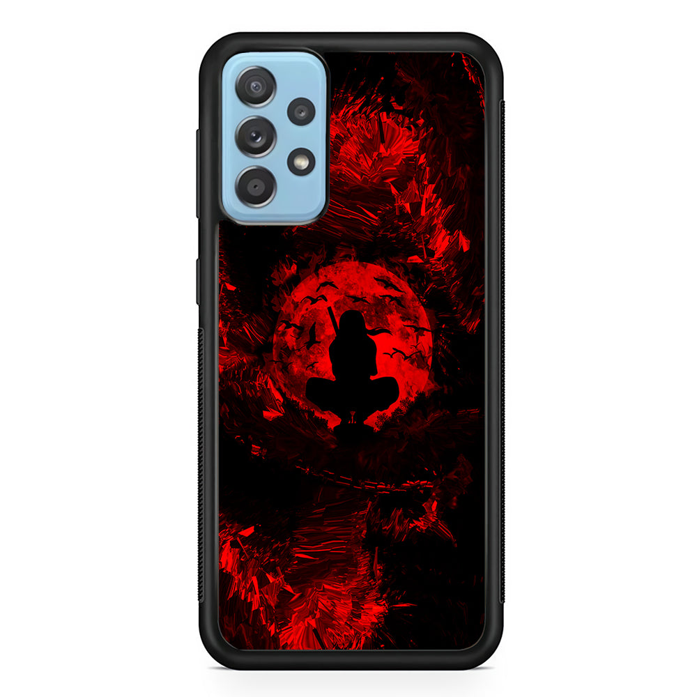 Uchiha Itachi Silhouette Samsung Galaxy A52 Case