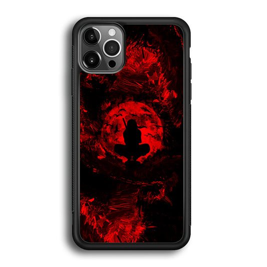 Uchiha Itachi Silhouette iPhone 12 Pro Case