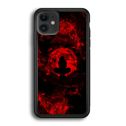 Uchiha Itachi Silhouette iPhone 12 Case