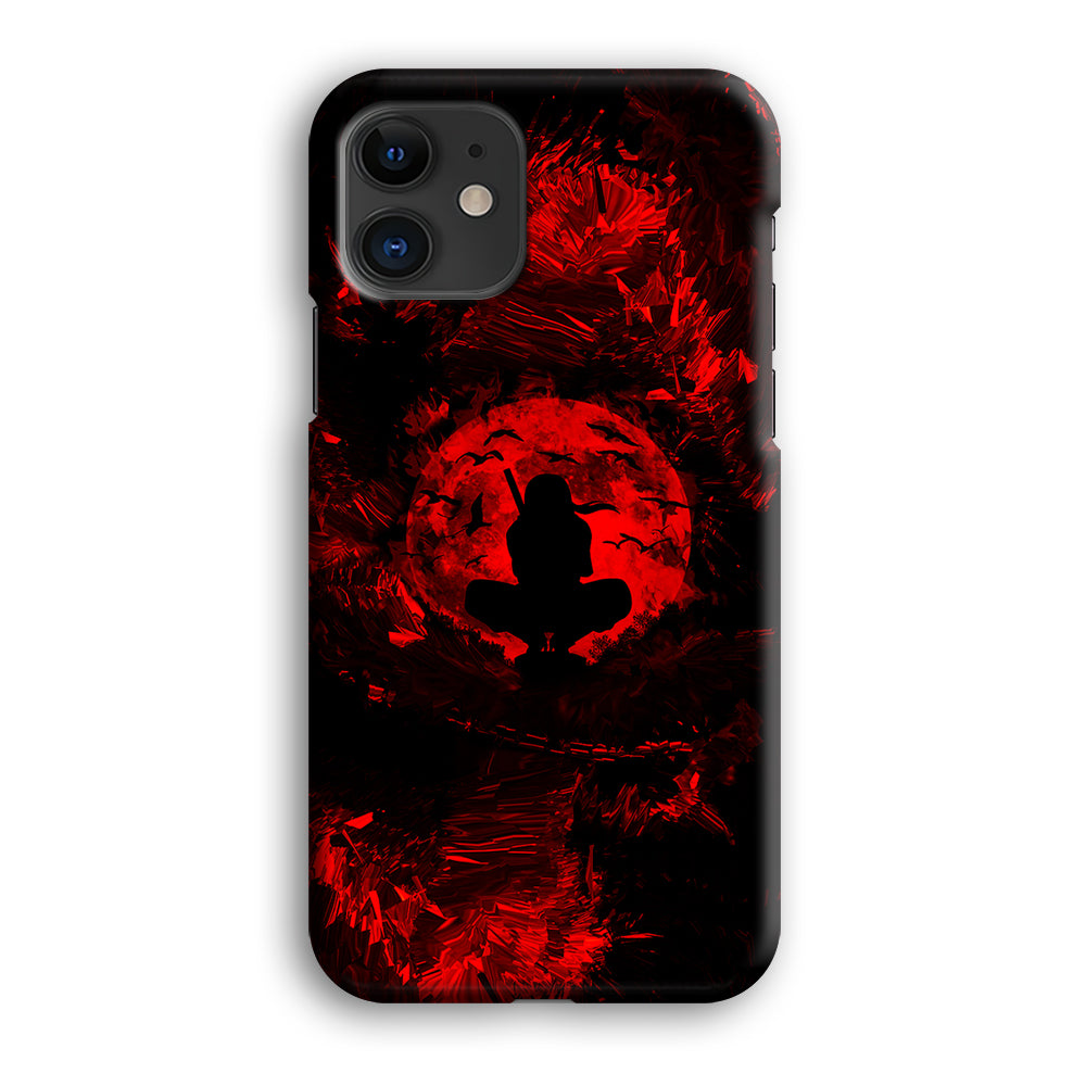 Uchiha Itachi Silhouette iPhone 12 Mini Case