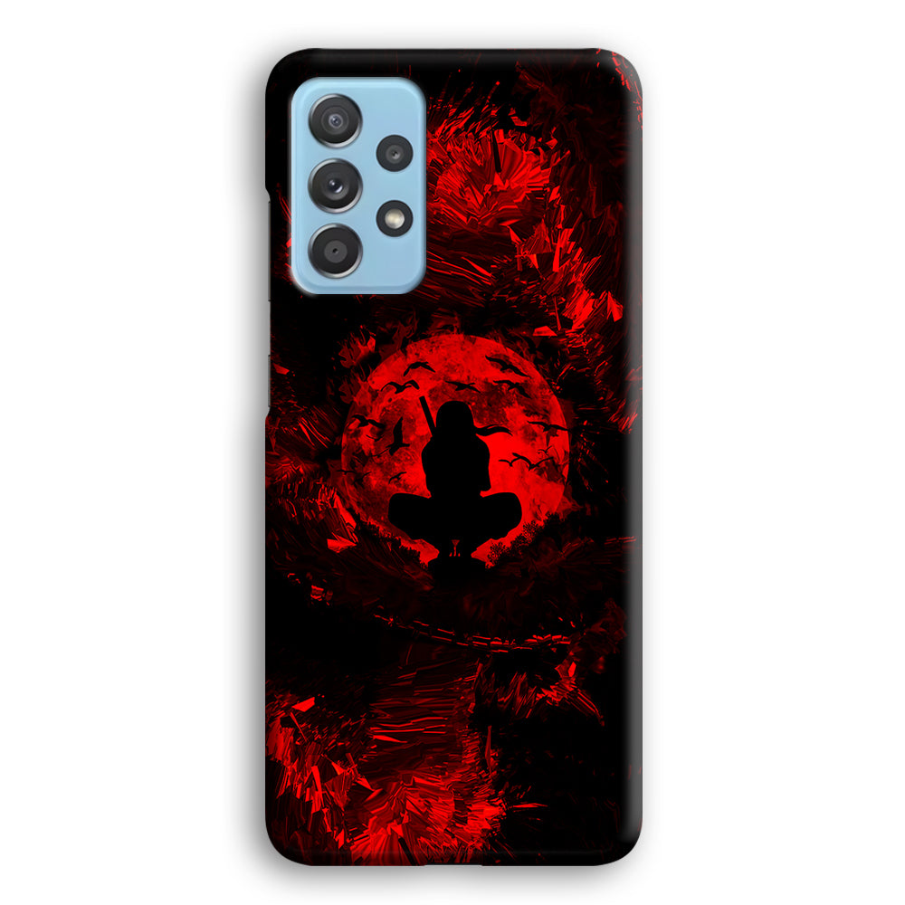 Uchiha Itachi Silhouette Samsung Galaxy A52 Case