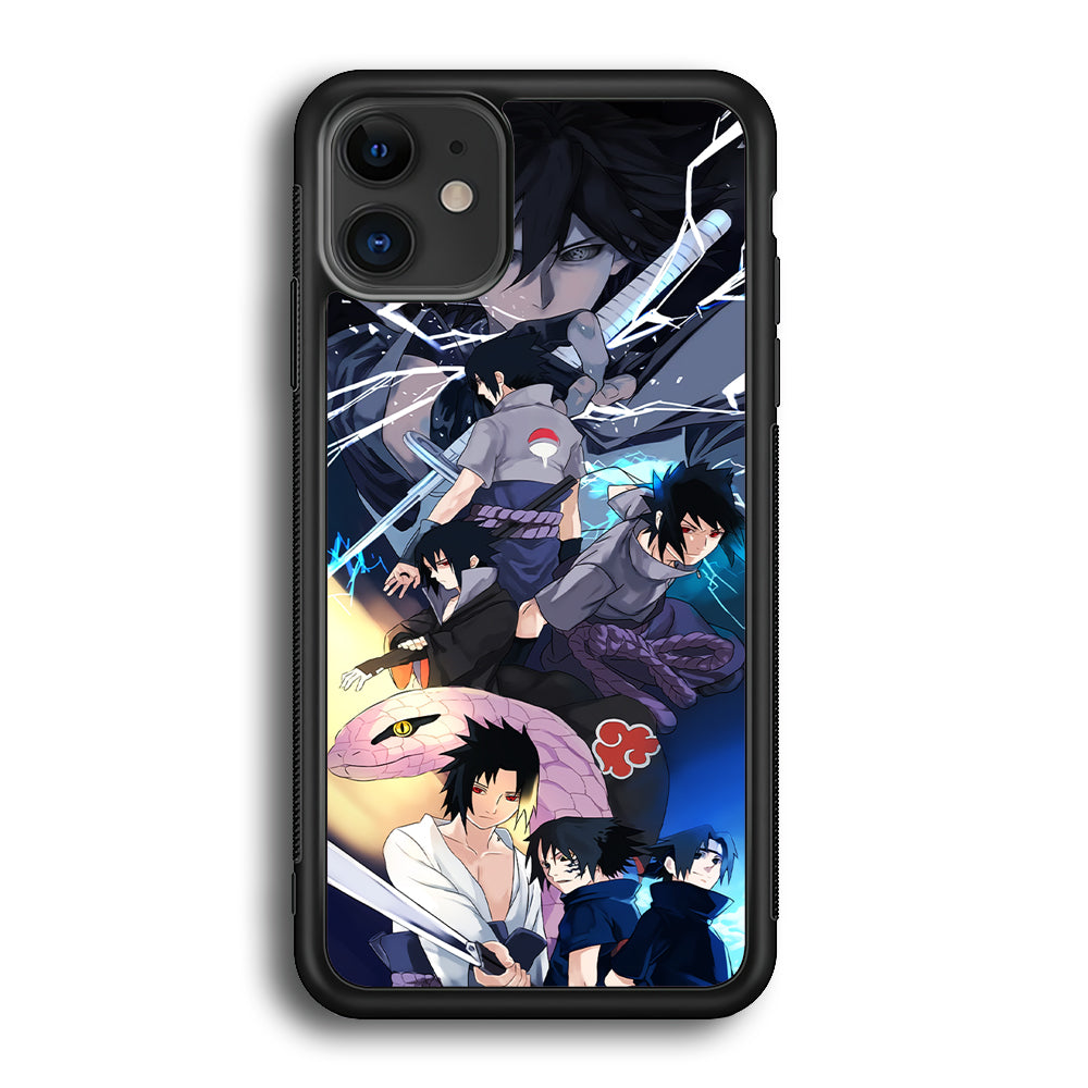 Uchiha Sasuke Growth iPhone 12 Case