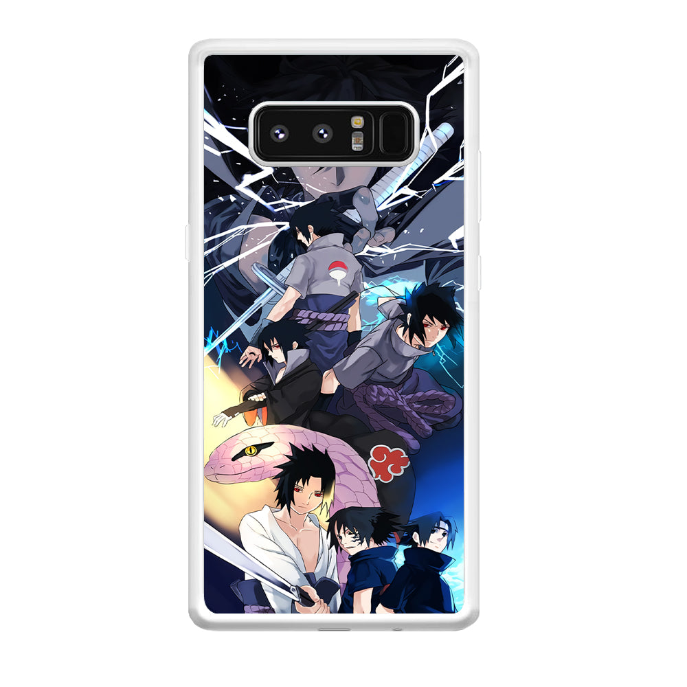 Uchiha Sasuke Growth Samsung Galaxy Note 8 Case