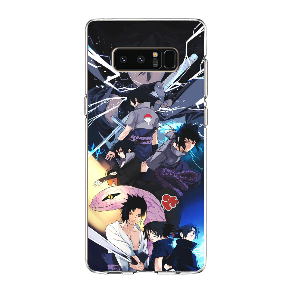 Uchiha Sasuke Growth Samsung Galaxy Note 8 Case