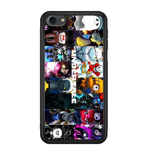Undertale Collage Art iPod Touch 6 Case-Phone Case-Rubber White (2D Case)-Altracase