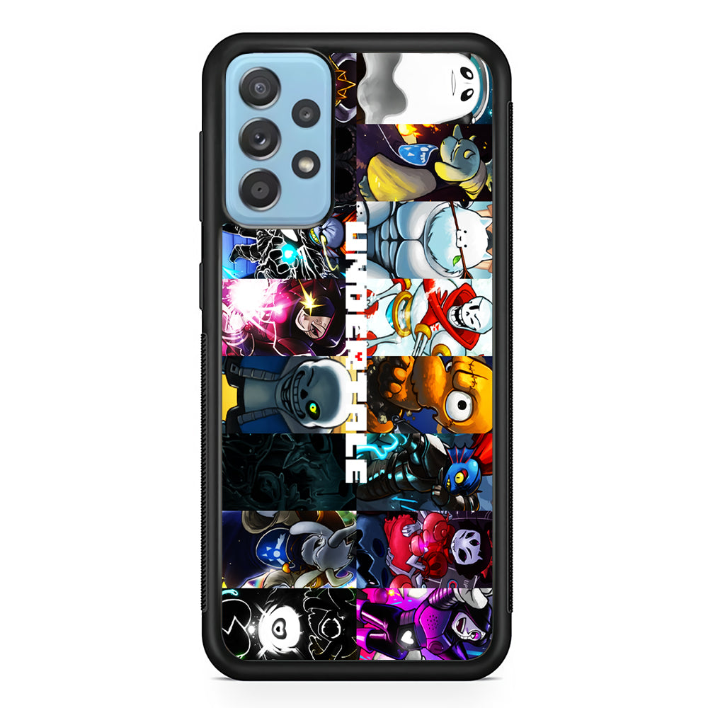 Undertale Collage Art Samsung Galaxy A52 Case