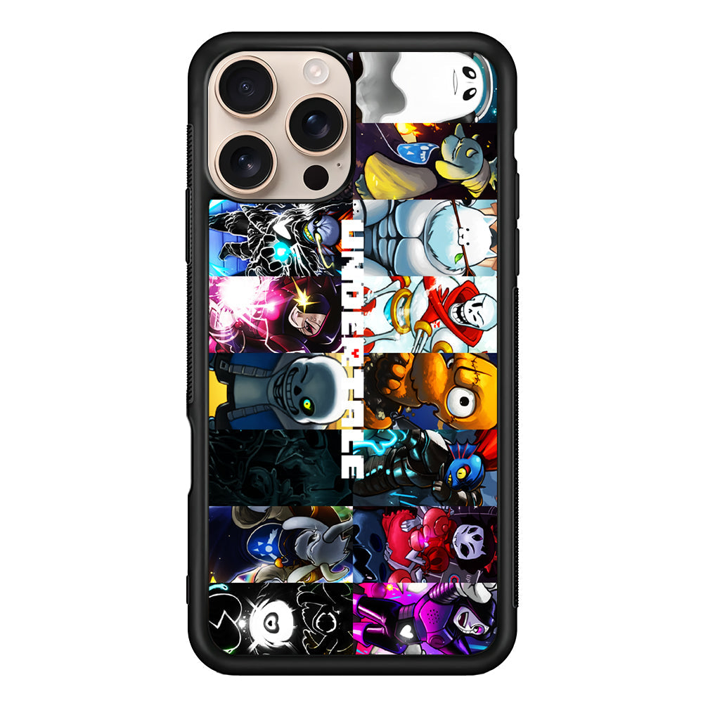 Undertale Collage Art iPhone 16 Pro Max Case - Altracase