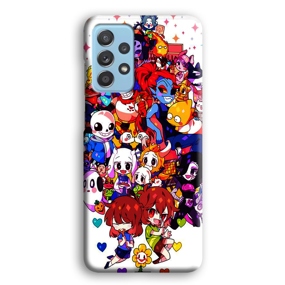 Undertale White Samsung Galaxy A52 Case