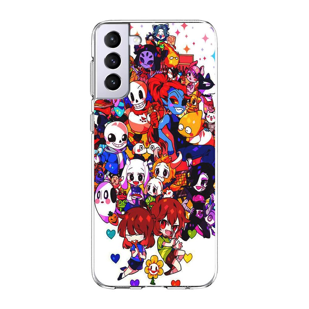 Undertale White Samsung Galaxy S24 Plus Case-Phone Case-Clear Soft Case-Altracase